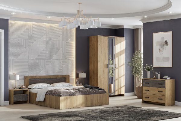Кровать "Презент" 1,6*2,0 м (МСП-1) с основанием ЛДСП